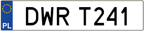 Truck License Plate